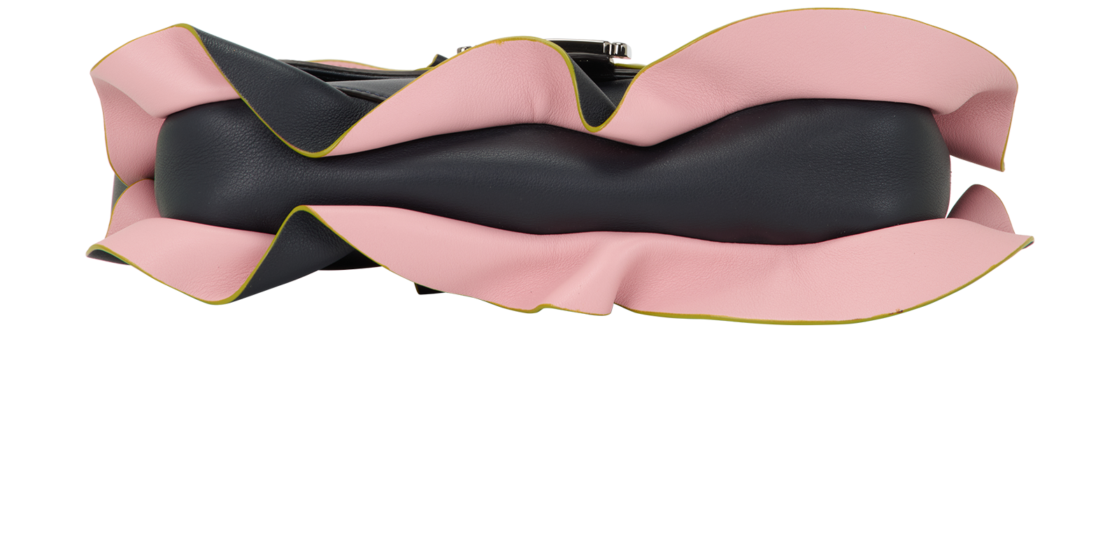 Waves Baguette, &pound;750, Handbags, Navy, Leather, Top view